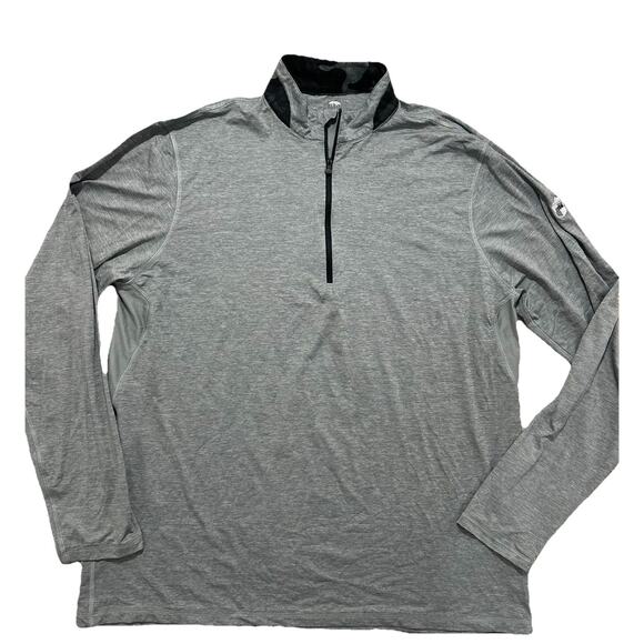 Greyson Sport Men’s XL Golf Pullover 1/4 Zip Light Heather Gray - Picture 1 of 11